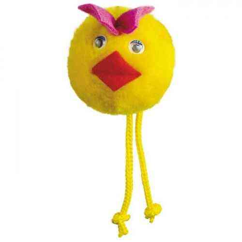 Іграшка Природа Каченя на резинці для кота, 5 см Київ