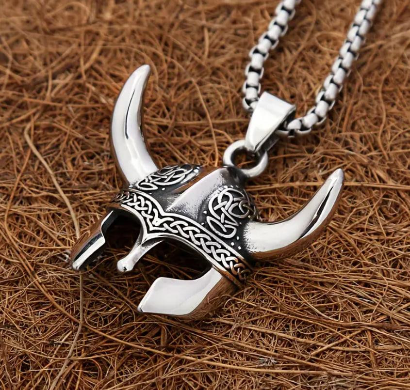 Мужской кулон подвеска в скандинавском стиле 