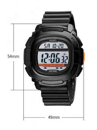 Чоловічий спортивний годинник Skmei 1657 Білий циферблат Вінниця