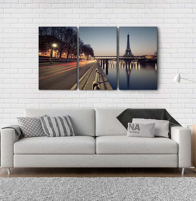 Модульна картина Нічний Париж Аrt-104_3А Київ - фото 2