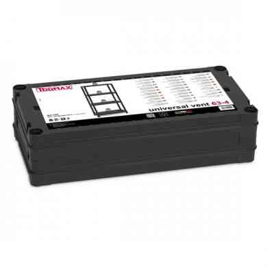 Стеллаж Plastmeccanica Universal Vent пластиковый 4 полки 60х30х138 см черный (5136) Винница