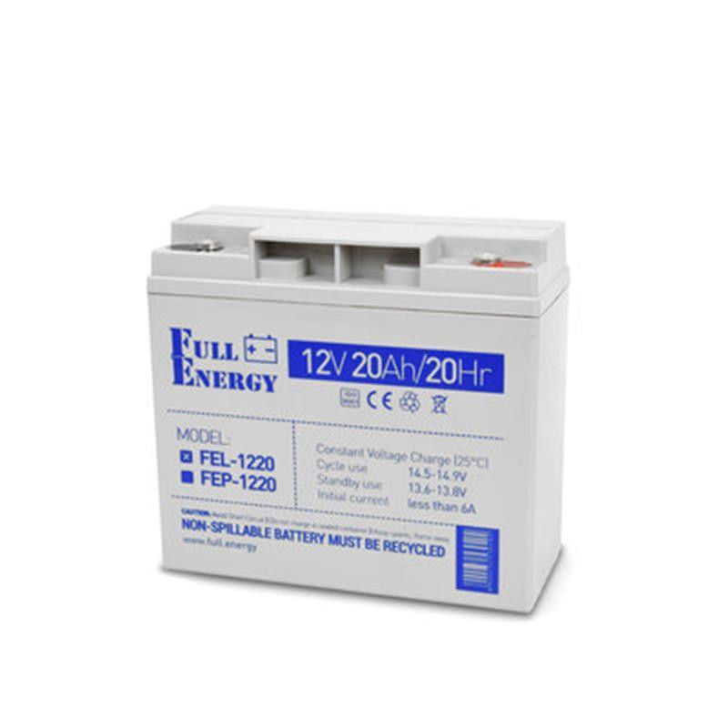 Акумуляторна батарея Full Energy FEL-1220 12 V 20 AH GEL Сірий Харків - фото 1