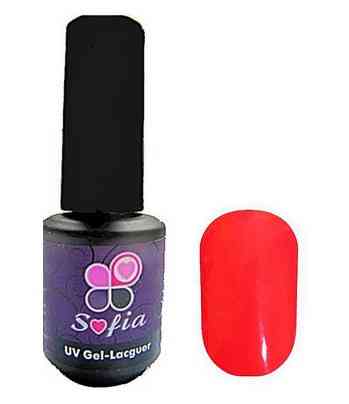 Гель -лак №89 UV Gel-Lacguer SOFIA 8.6 мл США (яркий алый - коралловый ) Киев