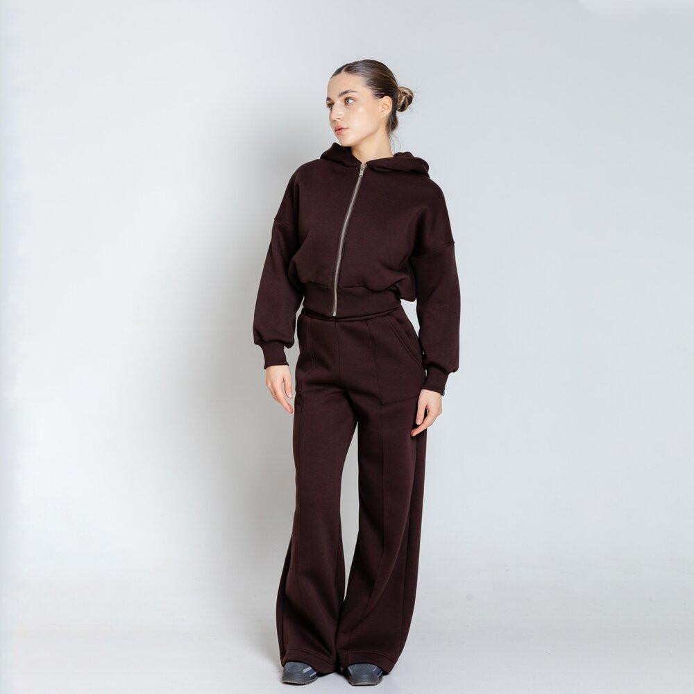 Костюм Pobedov повсякденний жіночий шоколадний, Костюм Pobedov Elegant жіночий шоколадний Київ - фото 1