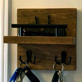 Ключница деревянная 