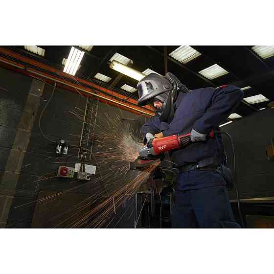 Шліфмашина кутова AGVKB-24-230 EKX DMS 2400Вт, 230 мм диск (+ кабель, рукоятка, зах. кожух, безкл. гайка, зах. Одеса