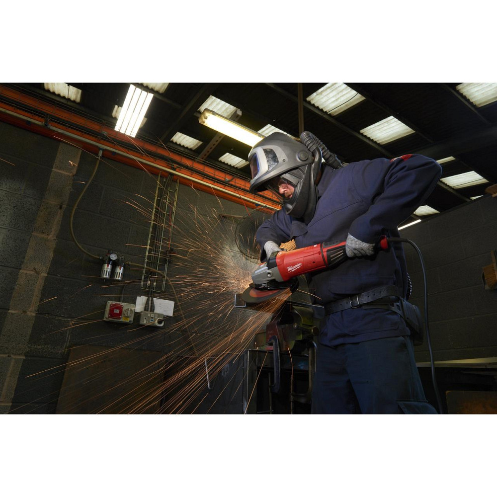 Шліфмашина кутова AGVKB-24-230 EKX DMS 2400Вт, 230 мм диск (+ кабель, рукоятка, зах. кожух, безкл. гайка, зах. Одеса - фото 3