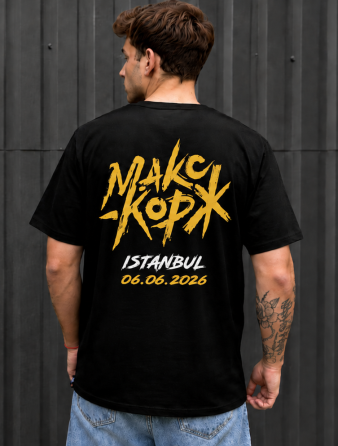 Футболка Макс Корж Istanbul 06.06.2026 Белый, XXL Черновцы