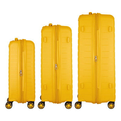 Набор чемоданов 2E Aero (L+M+S), бурштиново-жовті (2E-SPP-AERO-SET3-AY) Вінниця - фото 12