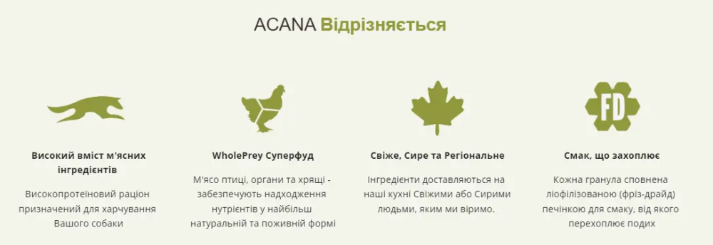 Acana Adult Large Breed Recipe (Акана Едалт Лардж Брід Ресіпе) сухий корм для дорослих собак великих порід 17 кг. Запоріжжя - фото 5