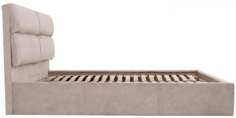 Ліжко Oxford Comfort 120 х 200 см Місті Mocco З підйомним механізмом та нішою для білизни Мокко Київ - фото 4