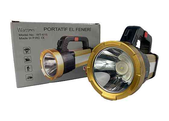 Фонарик Watton WT-615 аккумуляторный ручной LED Каменец-Подольский