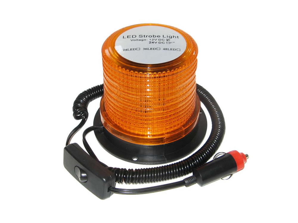 Мигалка светодиодная 117*87.5*103 12-24V 30LED оранжевая Винница - изображение 1