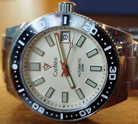Часы Cadisen Submariner NH35 38mm дайвер. Киев