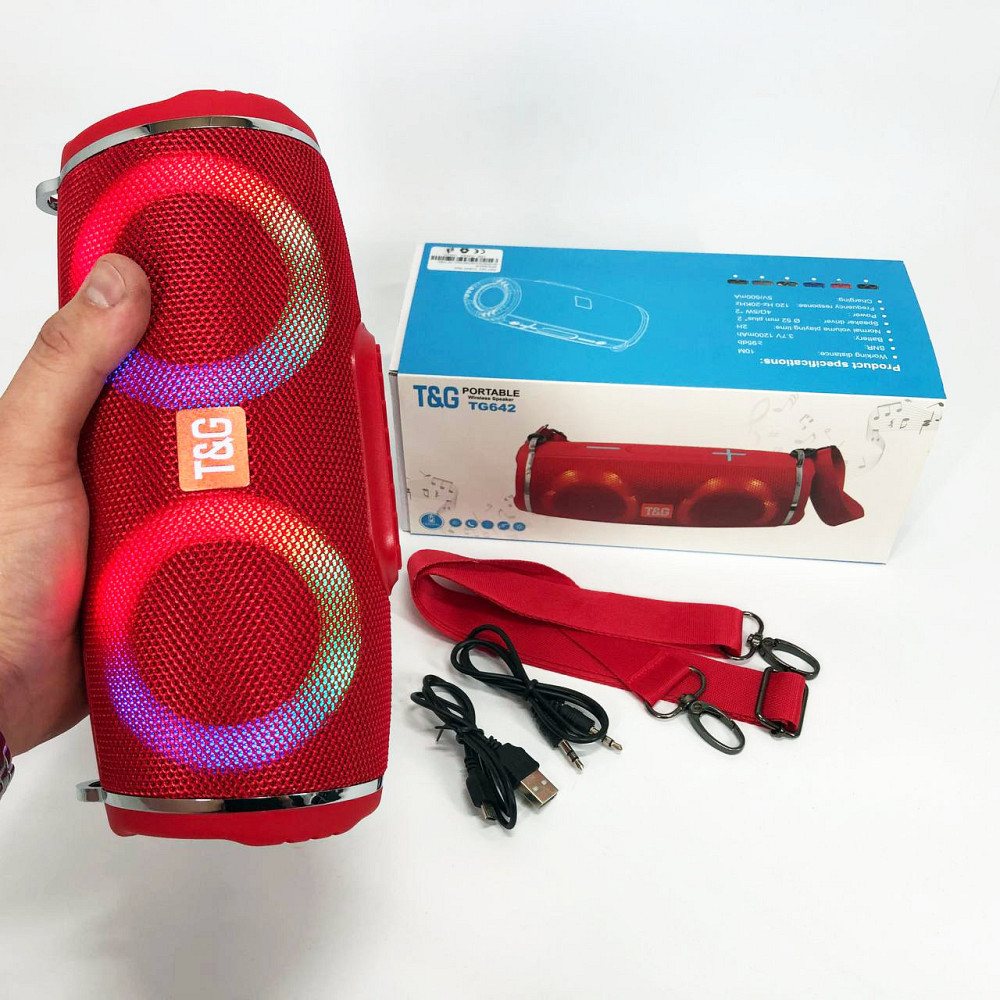 Колонка з підтримкою microSD, Світлова bluetooth колонка з хорошим звуком блютуз світлова SH-15 Івано-Франківськ - фото 3