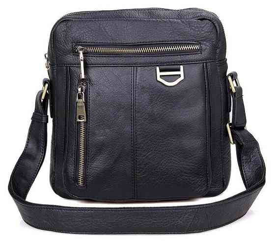 Сумка мужская Vintage 14436 через плечо Черная Киев