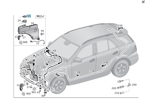 Mercedes-Benz  A1718690108 5E52 Кришка бачка омивача GLC X253 SLK R171 E-class W213 E-class Coupe C238 CLS C257 E-class W212 SLK/SLC R172 C-Class W204 Одесса