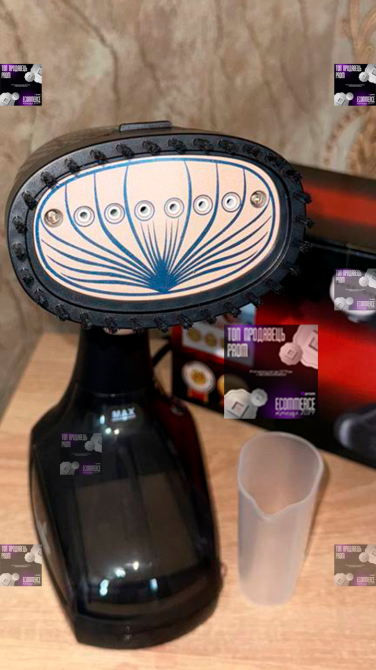 Ручний відпарювач Crownberg CB-3136 для одягу, вертикальний, портативний, з насадками Одеса - фото 1