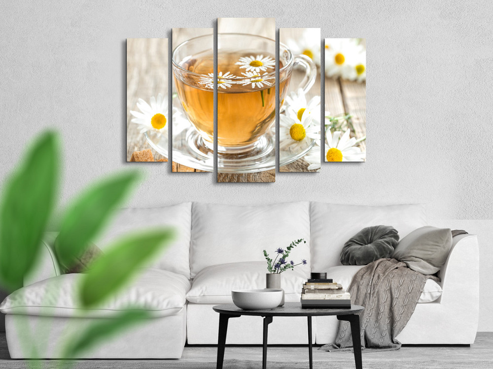 Модульна картина Чай Ромашки Art-297_5 ( 80х118см ) Київ - фото 2