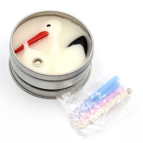 Свічка "Baby-Лелека" у баночці Рівне - фото 1