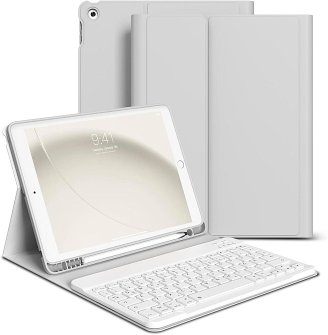 Защитный чехол с Bluetooth клавиатурой для iPad 9th/8th/7th Generation 10.2 Inch 2021/2020/2019 Днепр - изображение 1