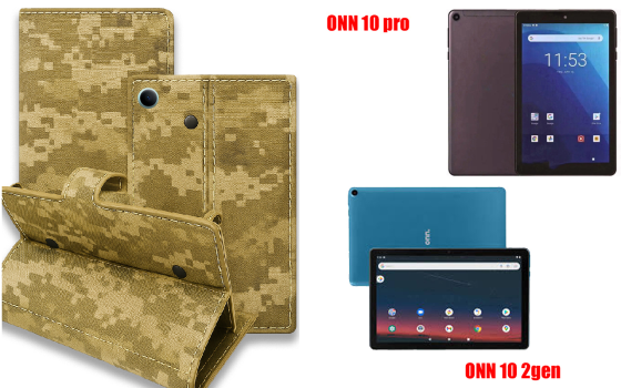 Книжка-трансформер для планшета Onn 8, 8 Pro, колір Black Pixel Київ