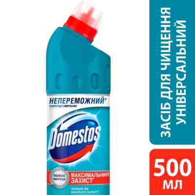 Жидкость для чистки ванн Domestos Свежесть Атлантики 500 мл (4601726007593/8720182997975) Винница