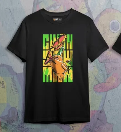 Футболка для подростка мальчика с принтом Человек Бензопила Почита Размер 160 Anime10003 Днепр