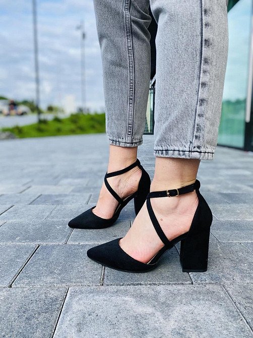 Seastar Босоніжки жіночі SEASTAR чорні (літо, еко-замша) (4114) Коломыя - изображение 9