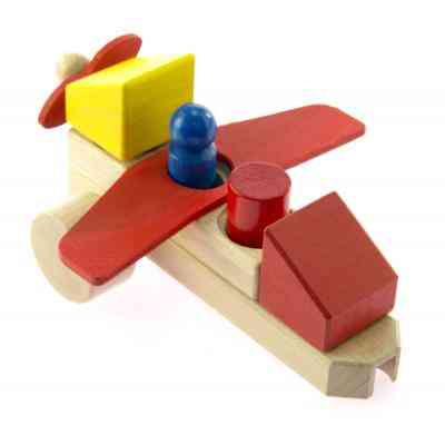 Конструктор Nic cubio деревянный Самолет (NIC2132) Винница