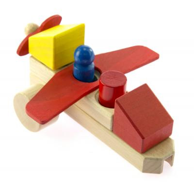 Конструктор Nic cubio деревянный Самолет (NIC2132) Винница - изображение 5