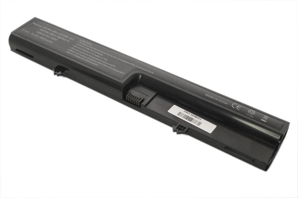 Аккумулятор для ноутбука HP Compaq HSTNN-OB51 610 10.8V Black 5200mAh OEM Вінниця - фото 1