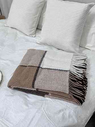 Vladi Плед Vladi 140x200 cм вовняний 70% Нова Зеландія коричневий Коломыя