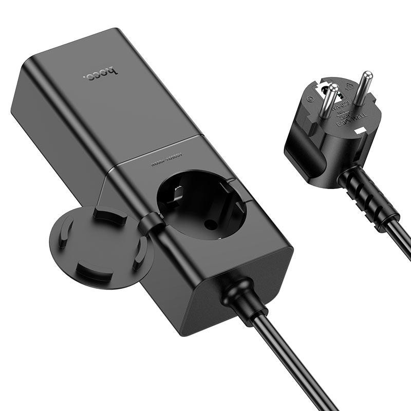 Зарядное устройство HOCO NS4 Sharp 65W, настольное, черное Киев - изображение 7
