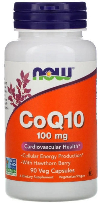 Коэнзим Q10 Now Foods CoQ10 100 мг 90 капс Киев - изображение 1