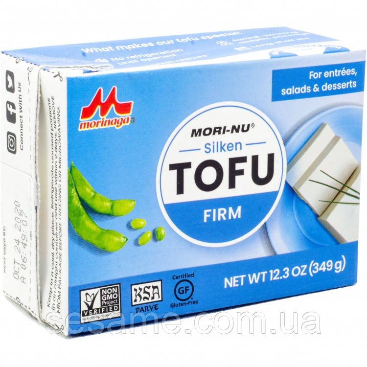 Сыр соевый шелковый Тофу Morinaga Mori-Nu 349г Харьков - изображение 1