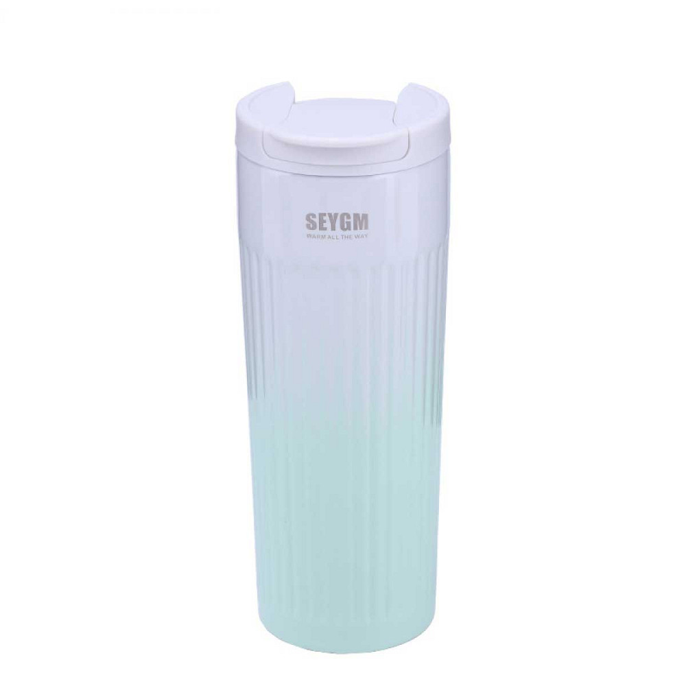 Термос металевий 500 мл термокухоль із нержавіючої сталі до 12 годин Зелений HP154GR Коломия - фото 1