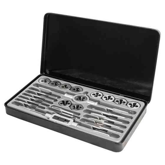 Набір метричних мітчиків і плашок 24 предмети SCHEPPACH SCH-M024-1 Одеса