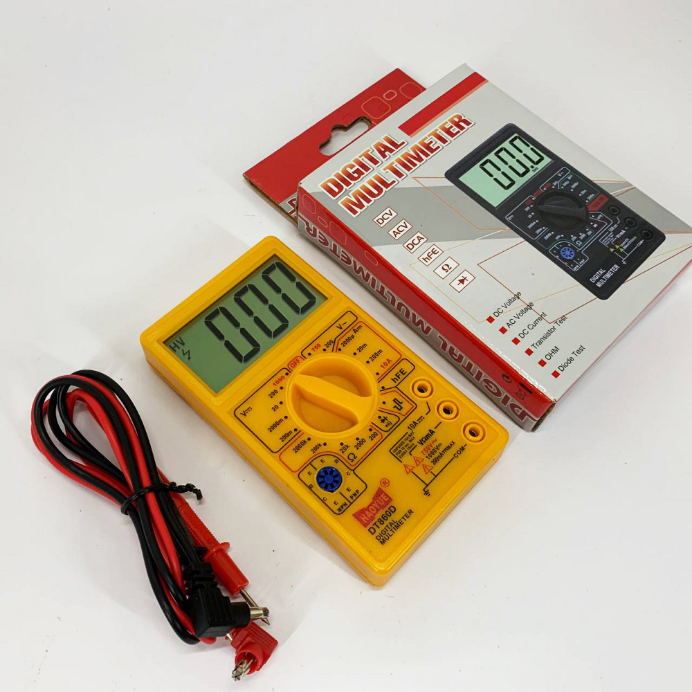 Мультиметр з високим діапазоном вимірювань HAOYUE, Універсальний електронний мультиметр XM-52 Івано-Франківськ - фото 1