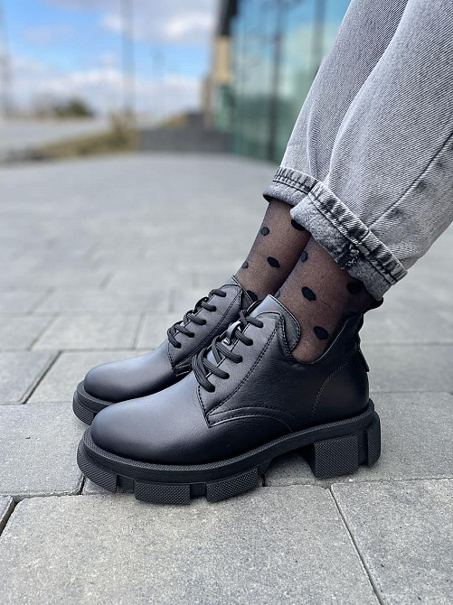 Черевики жіночі GREMMY чорні шкіра натуральна 36-40 (4983) Коломыя - изображение 1