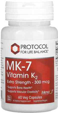Вітамін К-2 (MK-7) Protocol for Life Balance  MK-7 Vitamin K2 300 мкг 60 капс Київ