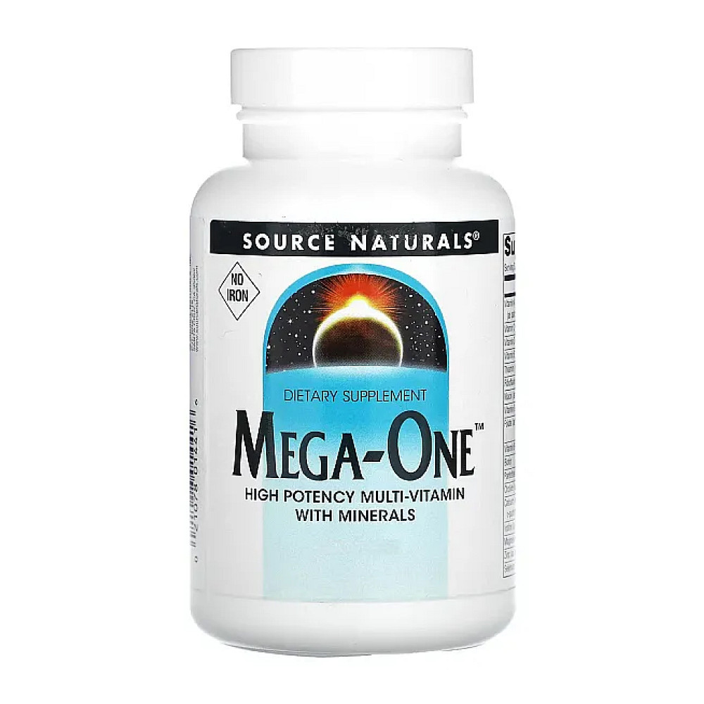 Мультивитаминный комплекс Source Naturals Mega-One™ - 90 tabs Луцк - изображение 1