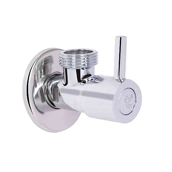 Кран кутовий Thermo Alliance Standart (ручка паличка) з керам.буксою 1/2"Н х 3/4"Н SF343W1520 Київ