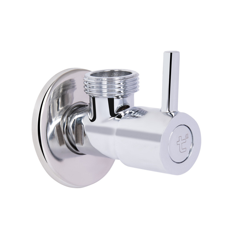 Кран кутовий Thermo Alliance Standart (ручка паличка) з керам.буксою 1/2"Н х 3/4"Н SF343W1520 Київ - фото 6