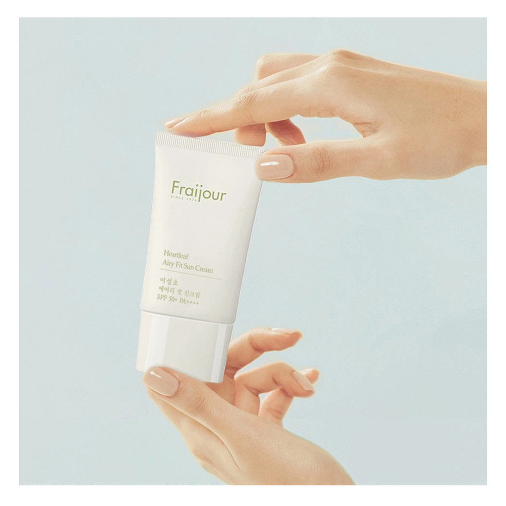 Солнцезащитный крем для лица Heartleaf Airy Fit Sun Cream SPF 50+ Fraijour 50 мл Киев - изображение 3