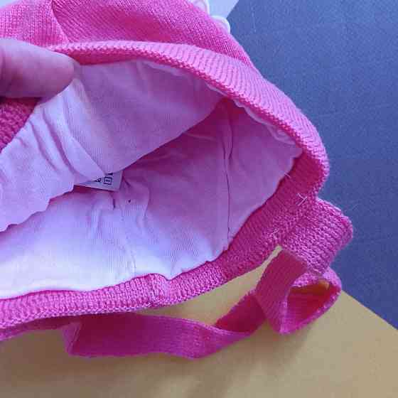 Шапочка для дівчаток 40-42см на завязках Київ