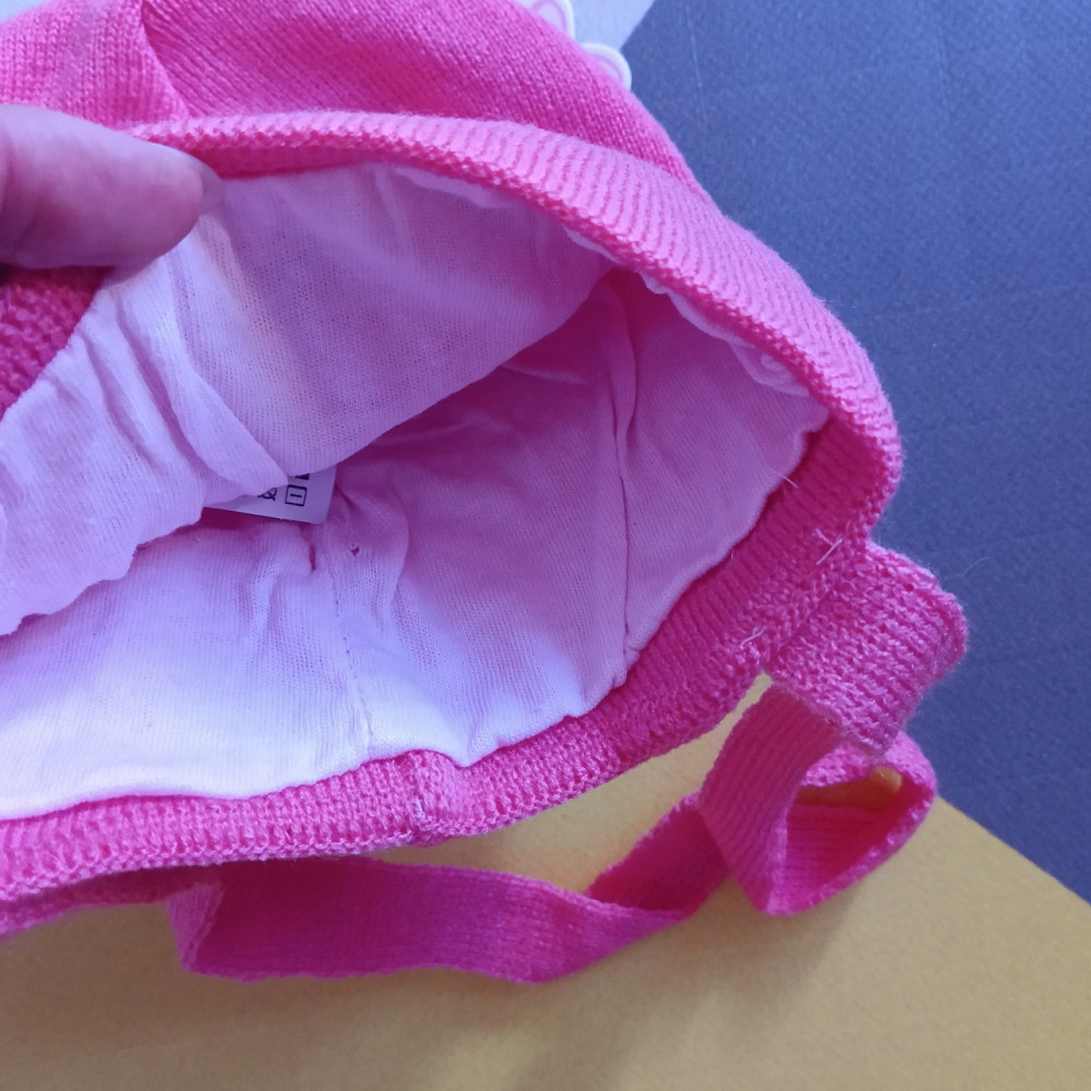 Шапочка для девочек 40-42см на завязках Киев - изображение 5