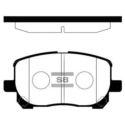 Гальмівні колодки HI-Q SP1373 Вінниця - фото 1