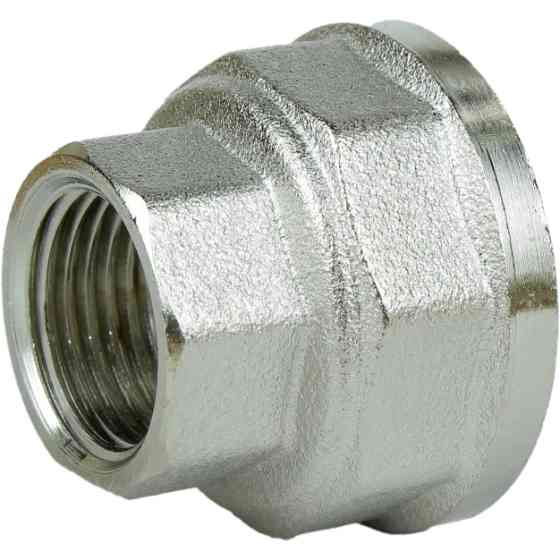 Муфта редукційна 1 1/4″х 3/4″ВВ нікельована восьмигранна А0334А(нк) Киев