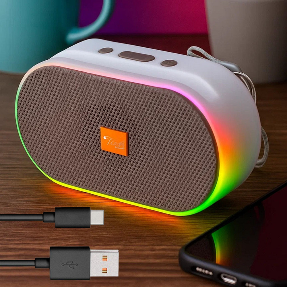 Портативна Bluetooth колонка з підсвічуванням,SPS L 003,Сіра SBR Київ - фото 1